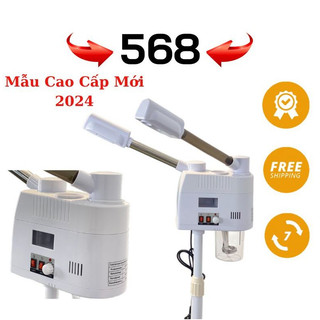 [ Mẫu Mới ] Máy Xông Mặt / Máy Xông 2 Cần Nóng Lạnh Chuyên Dụng Cho Spa Chăm Sóc Da