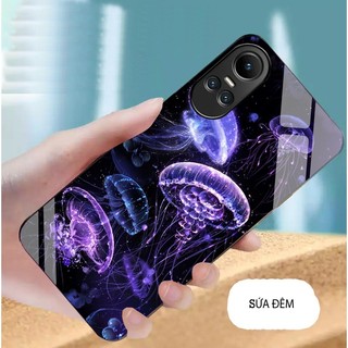 Ốp Lưng OPPO RENO 10 5G, RENO 10 PRO 5G Mặt kính tráng gương, thiết kế đẹp