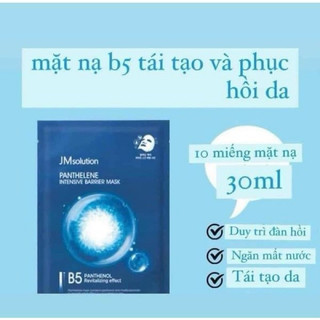 Mặt nạ JM Solution dưỡng ẩm và làm dịu da B5(Hộp 5 Mask)