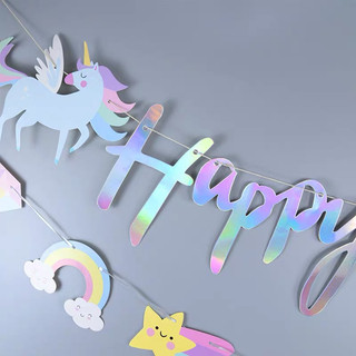 Dây HPBD unicorn bling bling (set 2 dây)
