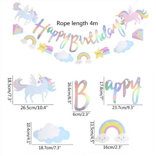 Dây HPBD unicorn bling bling (set 2 dây)