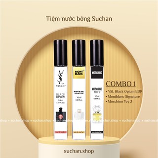 Set mini 3 chai nước hoa nữ chiết 10ml chính hãng