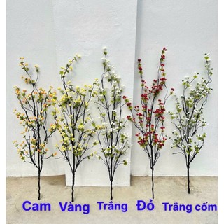 Cành cherry -Cắm điểm bình hoa mộc lan