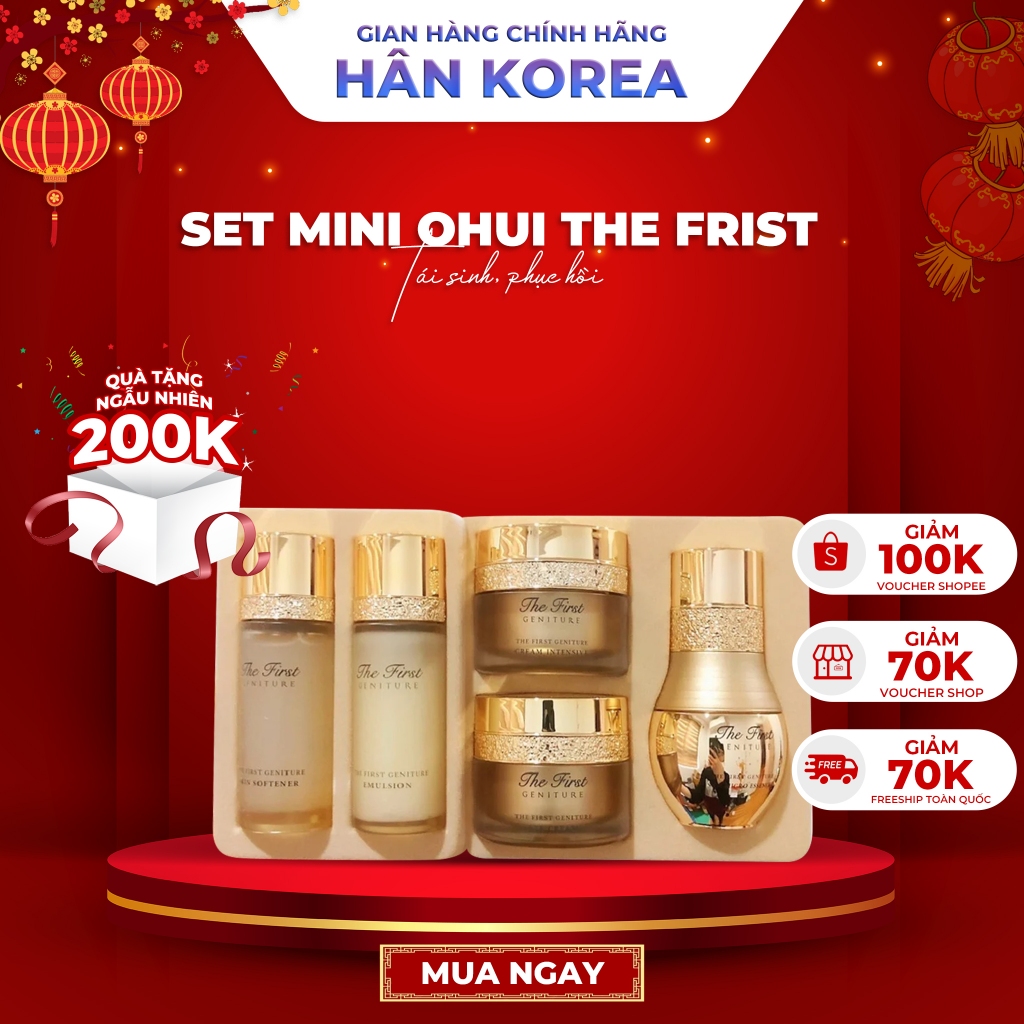 Set mini ohui the frist tái sinh, phục hồi 5sp mẫu mới
