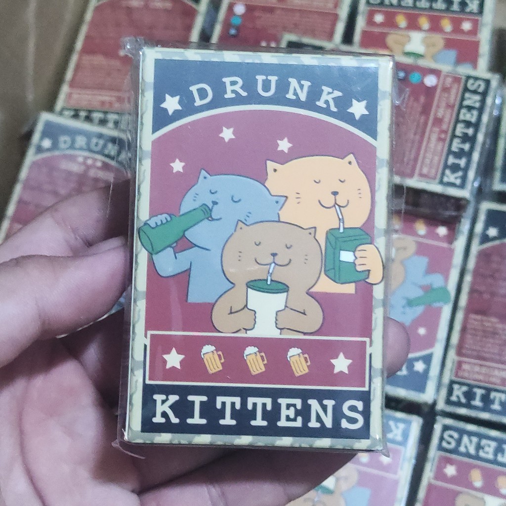 Bộ Bài Drunk Kitten Tiếng Việt THE KAS – Party Game, Board Game Vui Nhộn