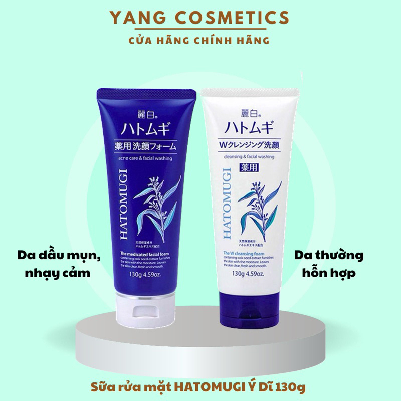 Sữa Rửa Mặt Hatomugi Ý Dĩ 130g