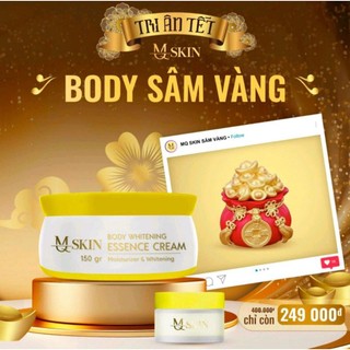 (Tặng Kích Trắng) Body sâm Vàng MQSKIN