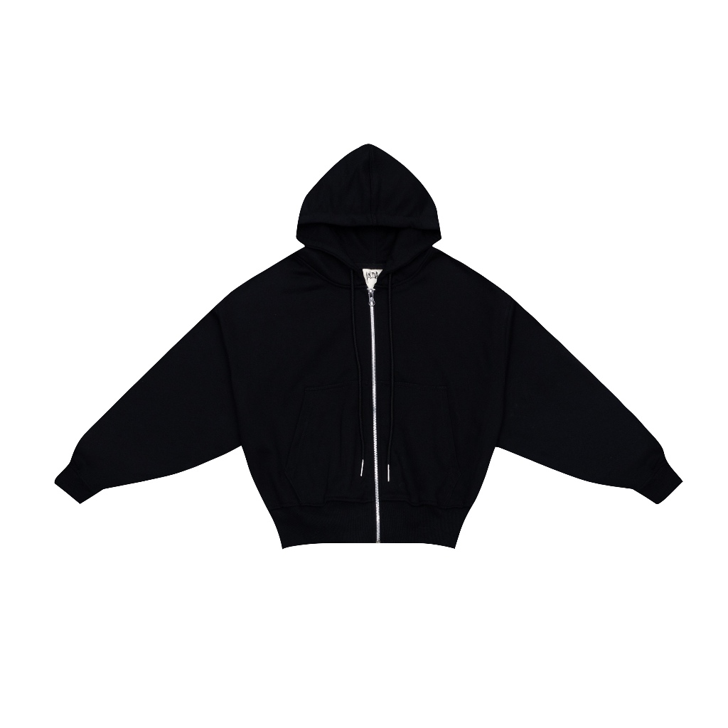ÁO KHOÁC HOODIE ZIP UNISEX - VOLEUR ZIP CROPTOP, NỈ CHÂN CUA 100% COTTON 350GSM