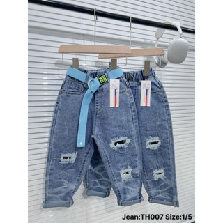 Quần jean bé trai HtrKids, Quần bò cho bé Mẫu đẹp chất mềm co giãn kiểu dáng thời trang