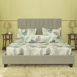 Bộ ga gối hometex - bộ drap gối vải cotton hoa