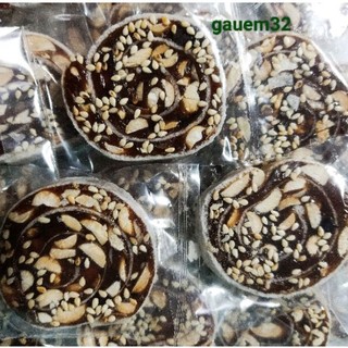 500g/1kg-kẹo chuối cuộn ít đường loại đặc biệt ngon.nhiều đậu phộng.mè.gừng