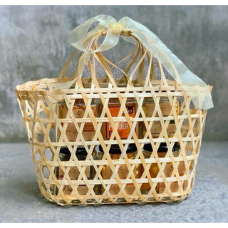 Giỏ quà mây tre đan đựng QUÀ TẾT