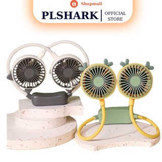 Quạt đeo cổ mini PLSHARK làm mát thông minh 360 độ 