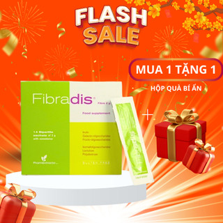 Fibradis bổ sung chất xơ, hỗ trợ nhuận tràng tốt cho đường tiêu hóa, giảm nguy cơ táo bón hộp 14 gói