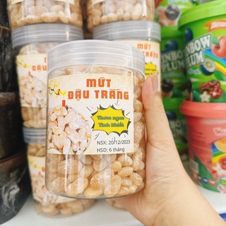 (Hộp 500Gram) Mứt Đậu Trắng Đà Lạt Khô Dẻo Bùi Thơm Ngon