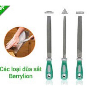 Dũa cầm tay dẹp,tam giác,mo berrylion