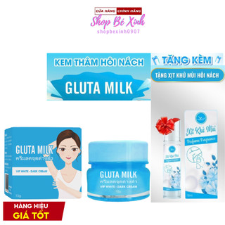 Kem thâm nách Gluta Milk giúp mờ các vùng da sạm 15gr