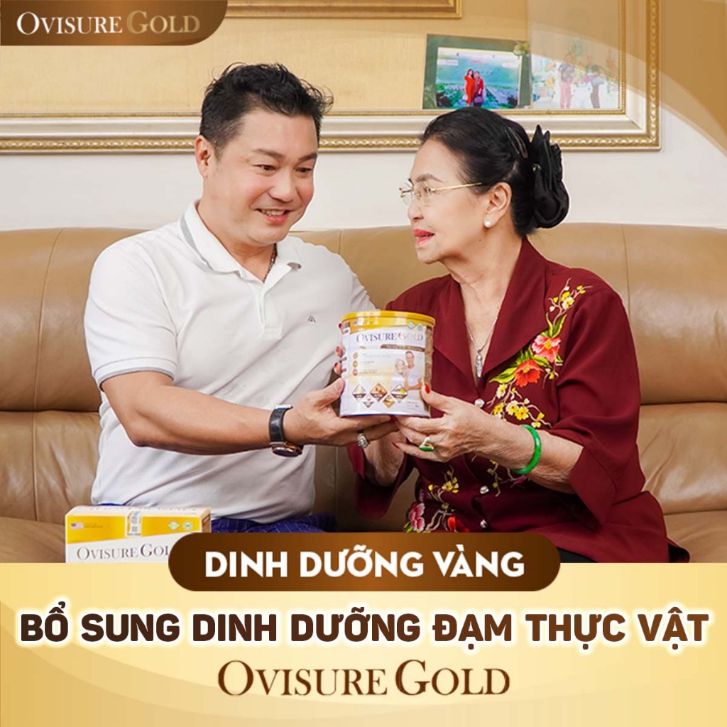 combo 4 Lon Sữa hạt xương khớp Ovisure Gold thuần chay từ đạm thực vật