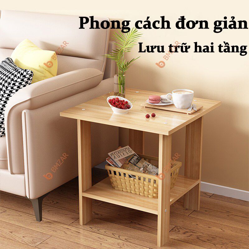 BMZAR Bàn trà Bàn Mini Vuông Bàn Sofa Góc Bàn Cạnh Giường Ngủ Phòng Khách Phòng Ngủ | BigBuy360 - bigbuy360.vn