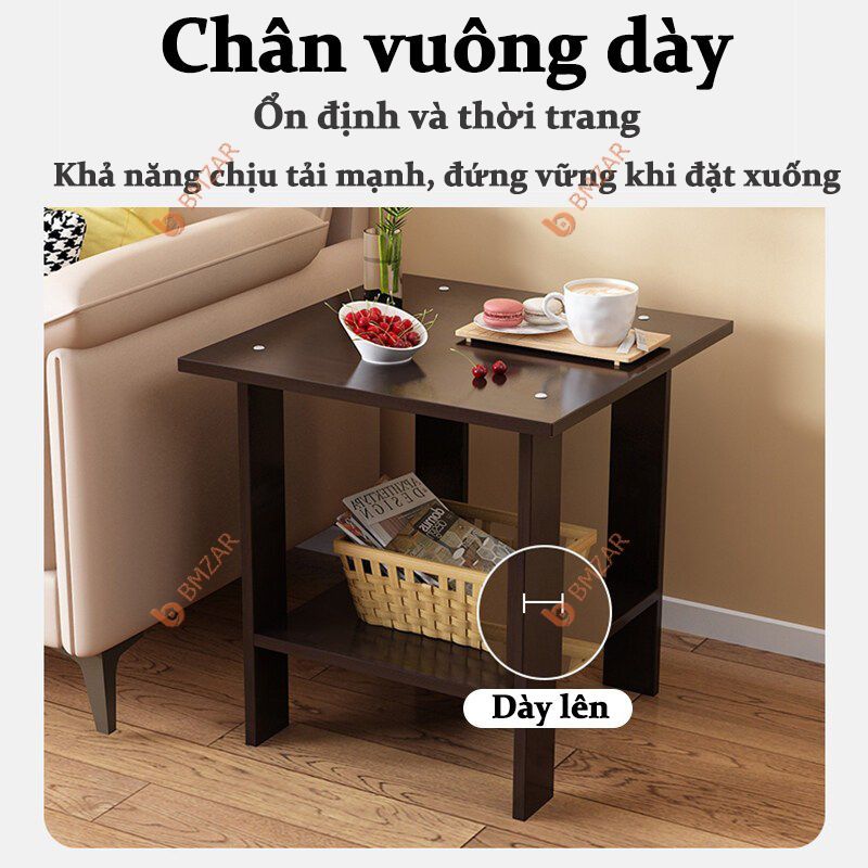 BMZAR Bàn trà Bàn Mini Vuông Bàn Sofa Góc Bàn Cạnh Giường Ngủ Phòng Khách Phòng Ngủ | BigBuy360 - bigbuy360.vn