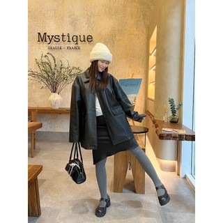 Nutcloset - áo khoác da dáng dài he2375_a1198