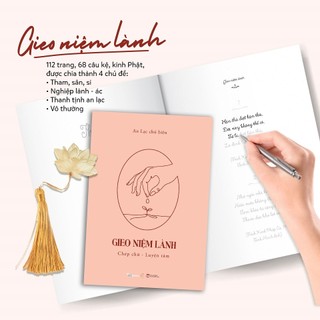 Sách - GIEO NIỆM LÀNH (Chép Chữ - Luyện Tâm)-AZB