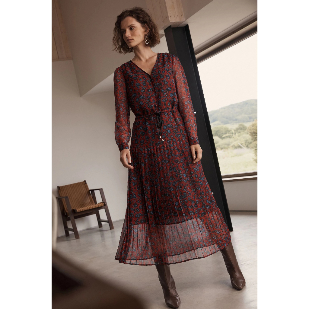 [NEX.T AUTH] Đầm midi Nex.t thướt tha, sang đẹp size 6UK (~34)