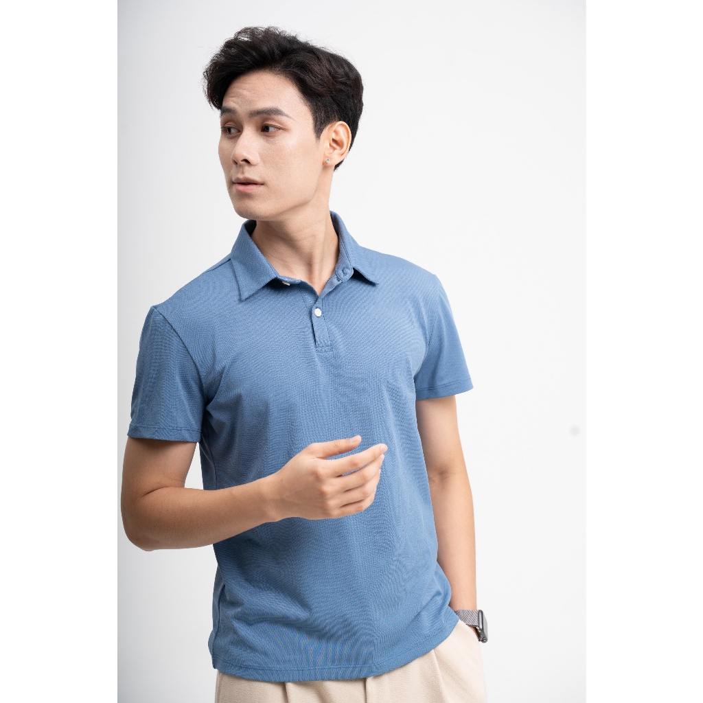 Áo Polo Nam MKG Vải Cotton Lạnh Xuất Âu Kiểu Dáng Basic MKG- APL01