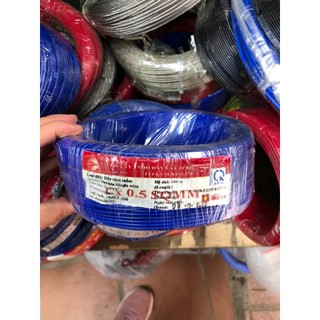 Dây đồng cứng 1 sợi-100 mét dây điện đơn 1x0.75 1x1.0 1x1.5 dây lõi đồng xịn