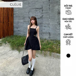 Đầm yếm phối ren | kaylor dress - clélie