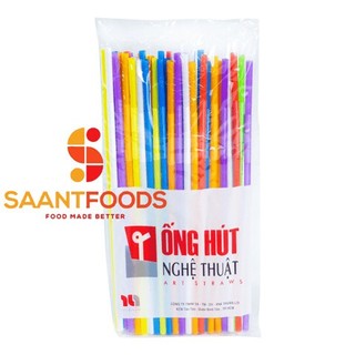 Ống hút nghệ thuật nhiều màu