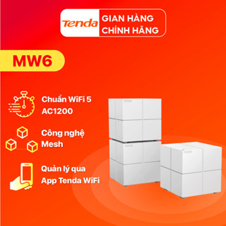 Hệ Thống Wifi Mesh Tenda Nova MW6 Cho Gia Đình AC1200Mbps - Hàng Chính Hãng