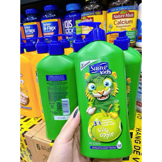 Sữa tắm gội 2in1 cho bé suave kid 2in1 532ml, mỹ