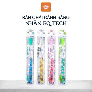 Bàn chải đánh răng EQ Tech Wellbeing lông tơ mềm, công nghệ Nano diệt khuẩn khử mùi hôi bảo vệ nướu lợi