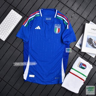 Áo Đá Banh Đẹp🇮🇹 Freeship🇮🇹Bộ Quần Áo ĐT Italia- Ý Trắng Vải Thái cao cấp 2022