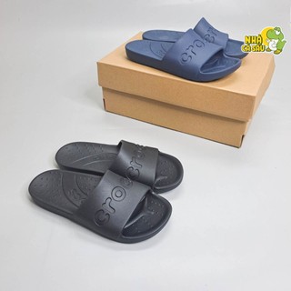 Dép cross quai ngang nam nữ chính hãng siêu êm siêu nhẹ ,dép quai ngang cross slide trơn unisex -Nhà Cá Sấu