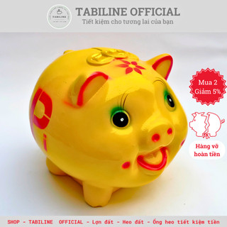 Lợn đất heo đất ống heo tiết kiệm tiền TABILINE Size to đẹp LD04