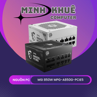 Nguồn máy tính msi mpg a850g pcie5 850w 80 plus gold mpg-a850g-pcie5