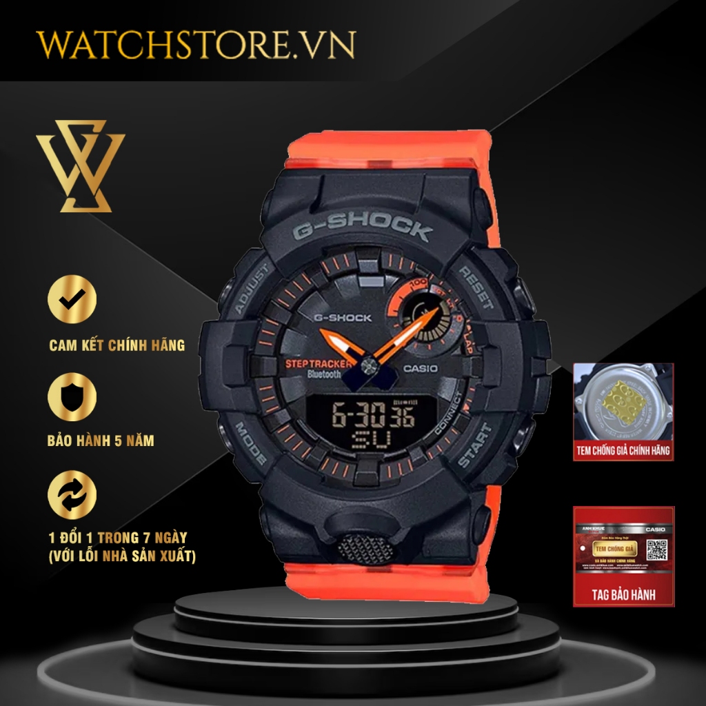 G-Shock WATCH STORE GMA-B800SC-1A4DR - Đồng Hồ - Điện Tử - Kính Khoáng - Size Mặt 43mm - Bảo Hành 5 Năm