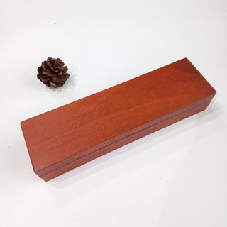 Hộp Đựng Đũa Gỗ Gõ Đỏ 28x8x5cm Hộp Thiết Kế Cổ Điển Đơn Gỉan, Nắp Liền Có Nam Châm