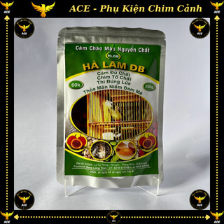 Cám hà lam, cám chim hà lam đb, cám hà lam đb, cám chim chào mào hà lam đb chính hãng đóng gói cao cấp, gói 200g