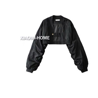 Áo khoác bomber dáng croptop( hàng có sẵn )