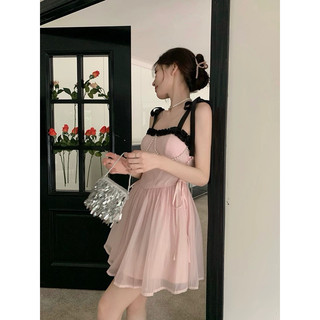 váy voan Hồng quảng châu