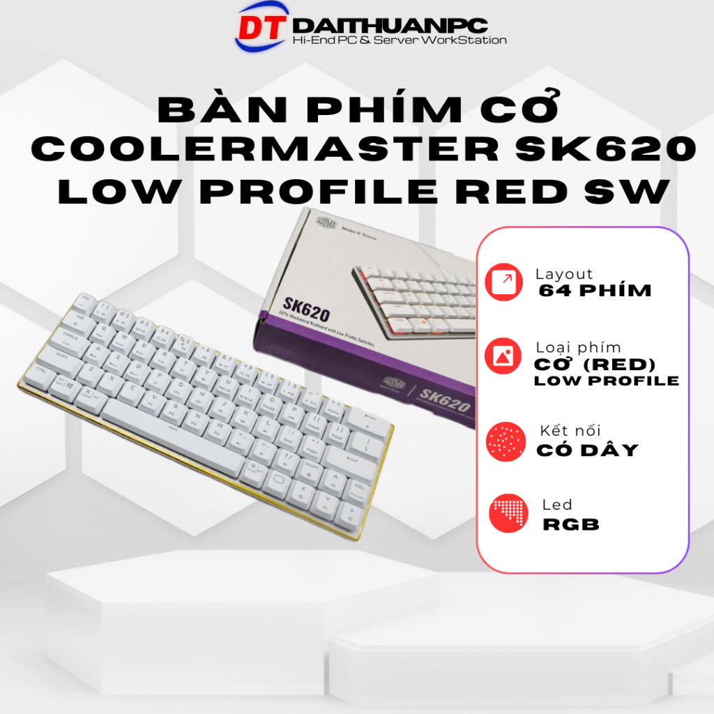 Bàn phím cơ Coolermaster SK620
