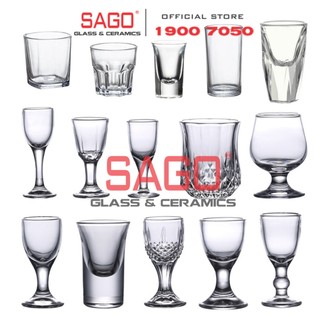 Ly thủy tinh nhí king dealay shot glass 15ml | tùy chọn mẫu ly thủy tinh shot