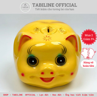 Lợn đất heo đất ống heo tiết kiệm tiền TABILINE heo mập mạp đáng yêu size to siêu đẹp LD31