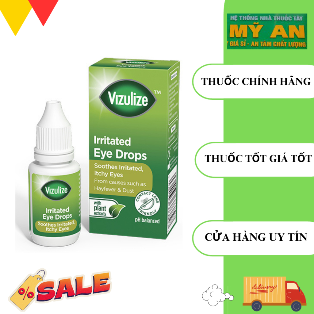 VIZULIZE IRRITATED EYE DROPS