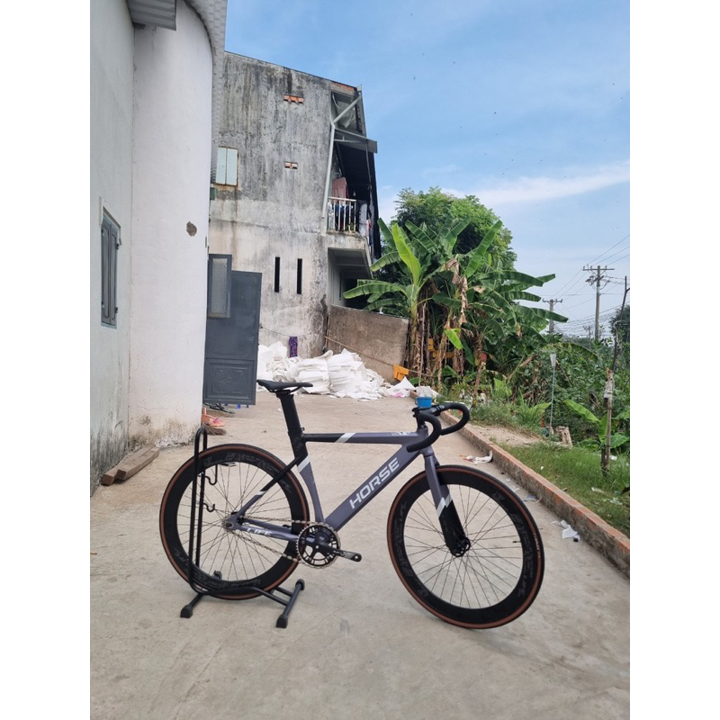 Xe đạp thể thao Fixed Gear Horse Khung Nhôm (Tặng kèm dây strap)