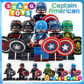 Đồ chơi Xếp hình mô hình Captain America Minifigures Koruit KT1031