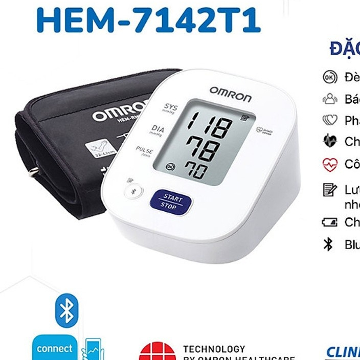 Máy Đo Huyết Áp Bắp Tay Tự Động OMRON HEM-7142T1